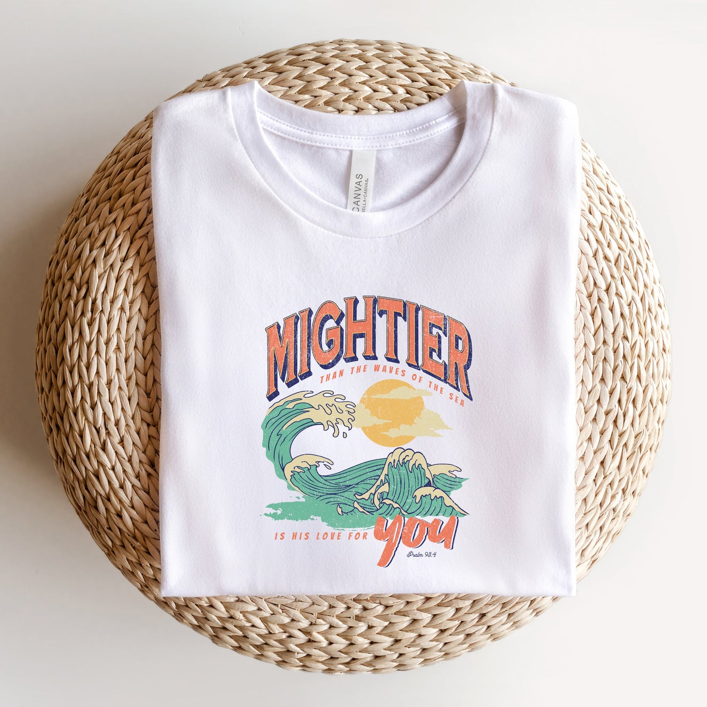 Mightier Than The Waves | Short Sleeve Crew Neck