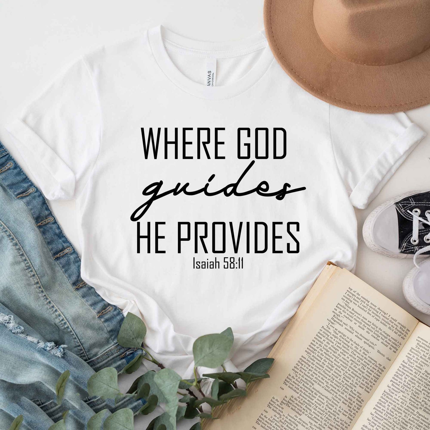 God Provides | Short Sleeve Crew Neck