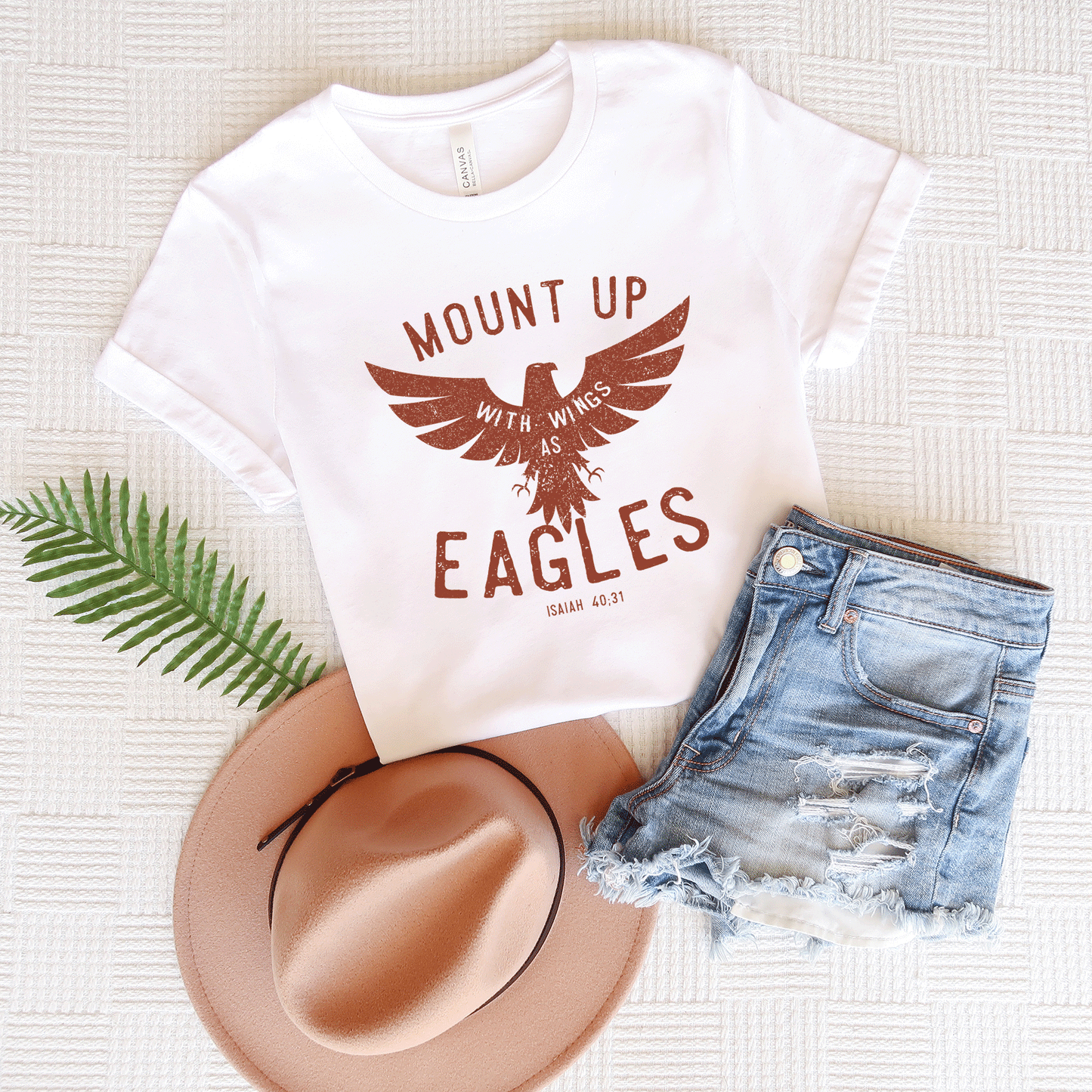 Wings As Eagles | Short Sleeve Crew Neck