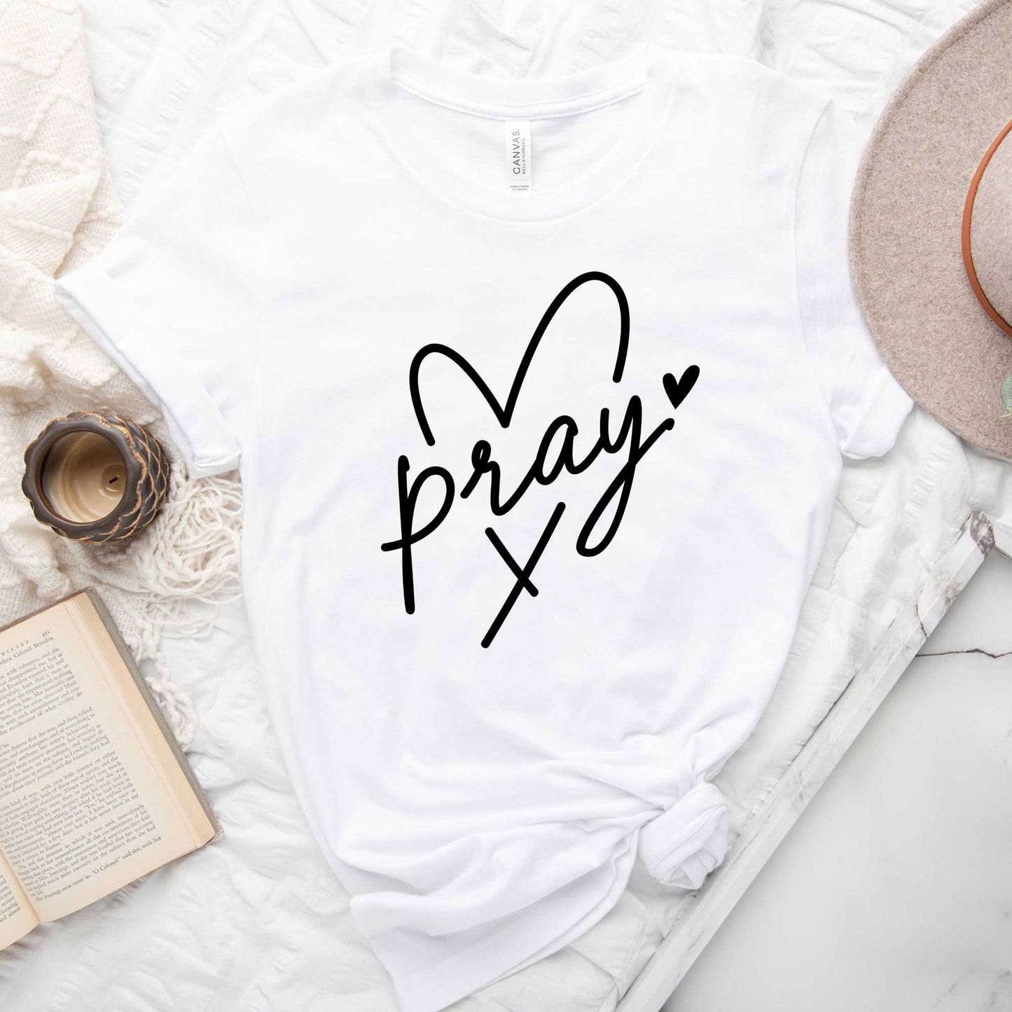 Pray Heart | Short Sleeve Crew Neck