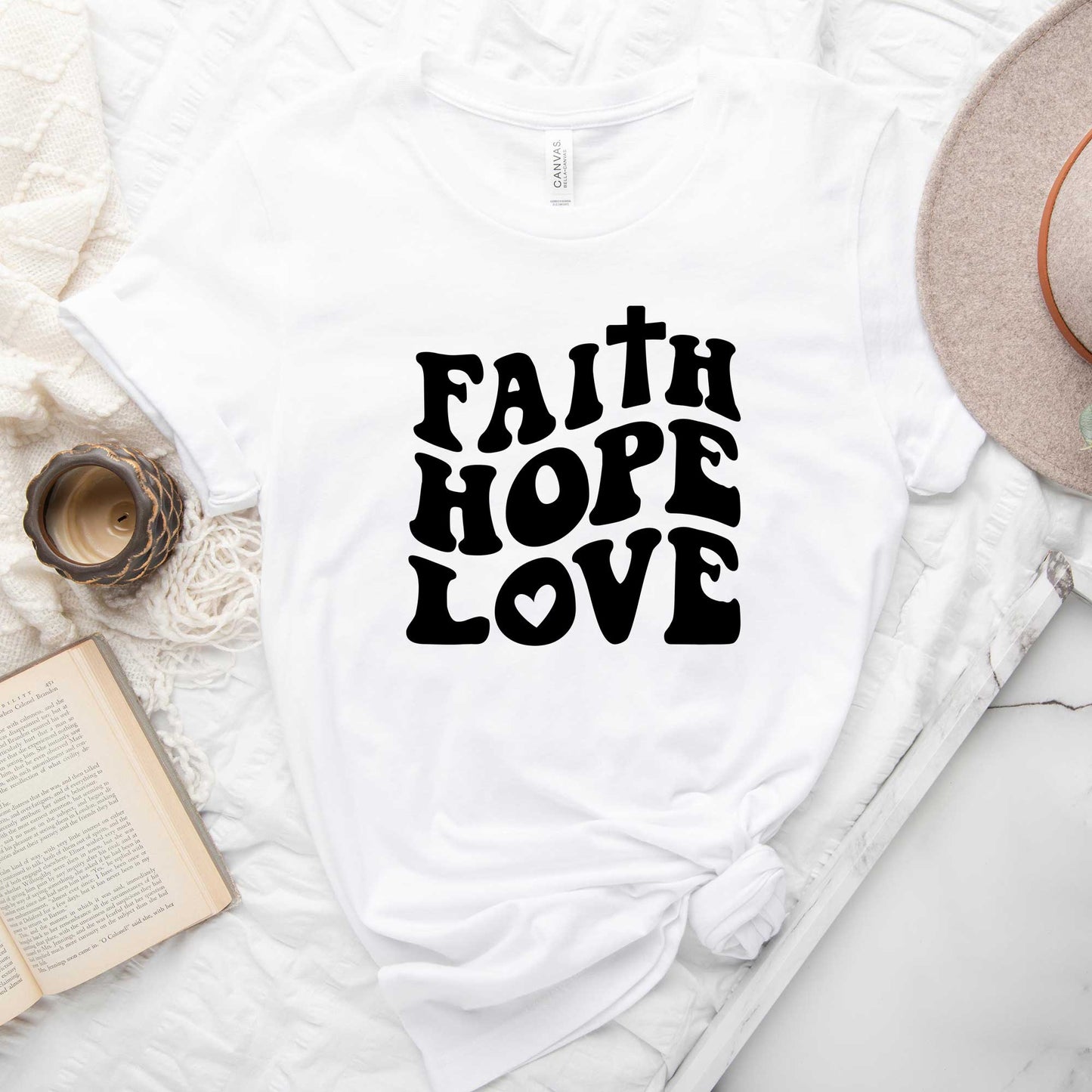 Faith Hope Love | Short Sleeve Crew Neck