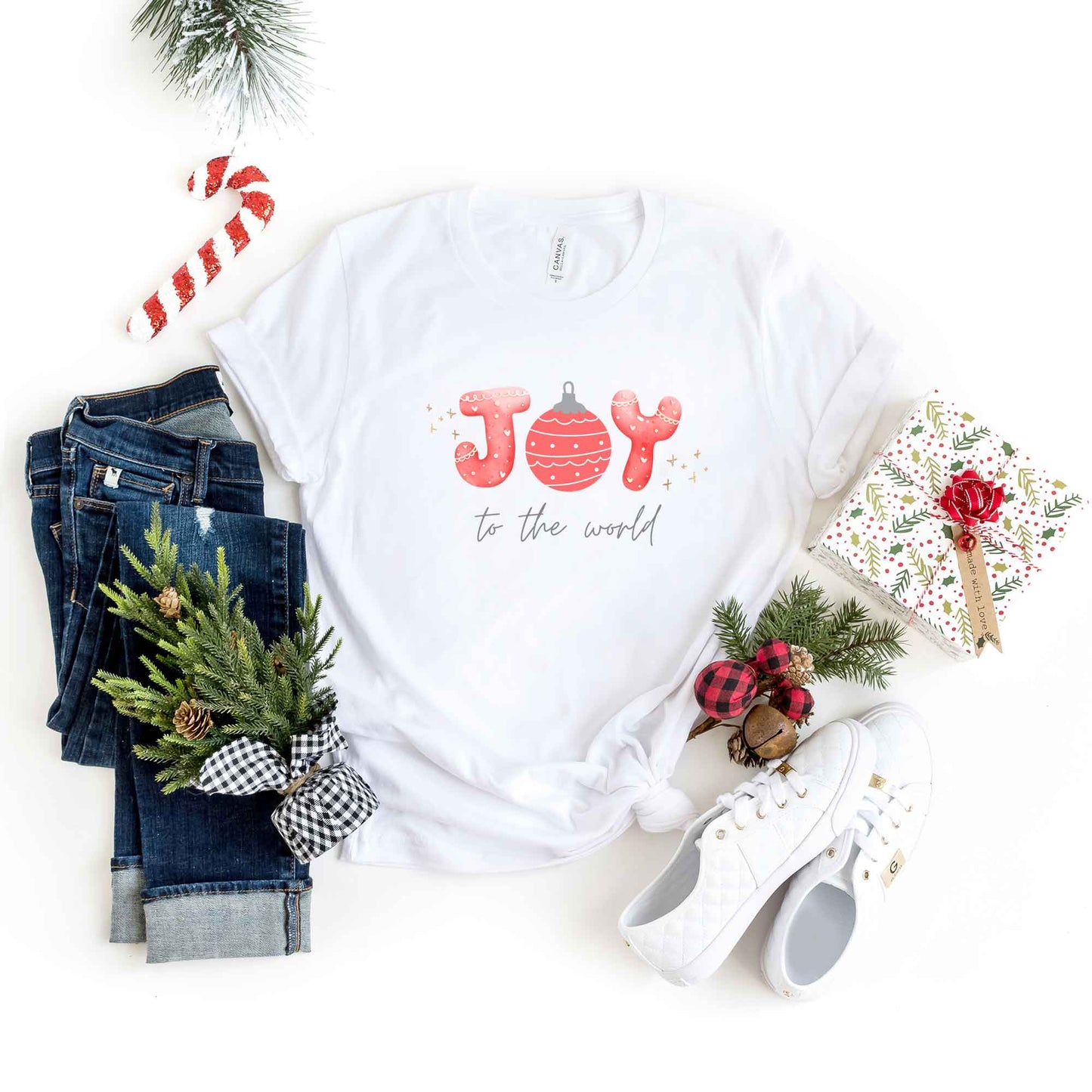 Joy To The World Ornament | Short Sleeve Crew Neck