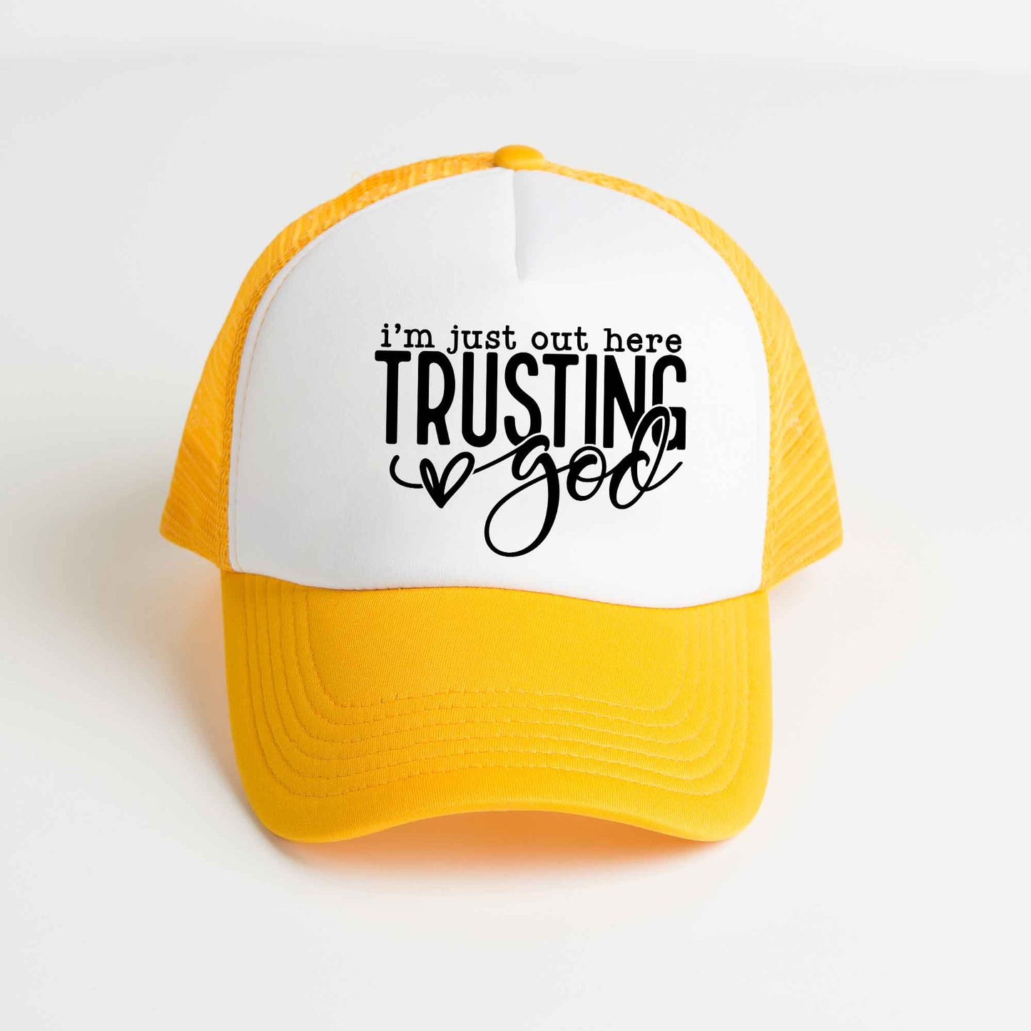 Out Here Trusting Jesus | Foam Trucker Hat