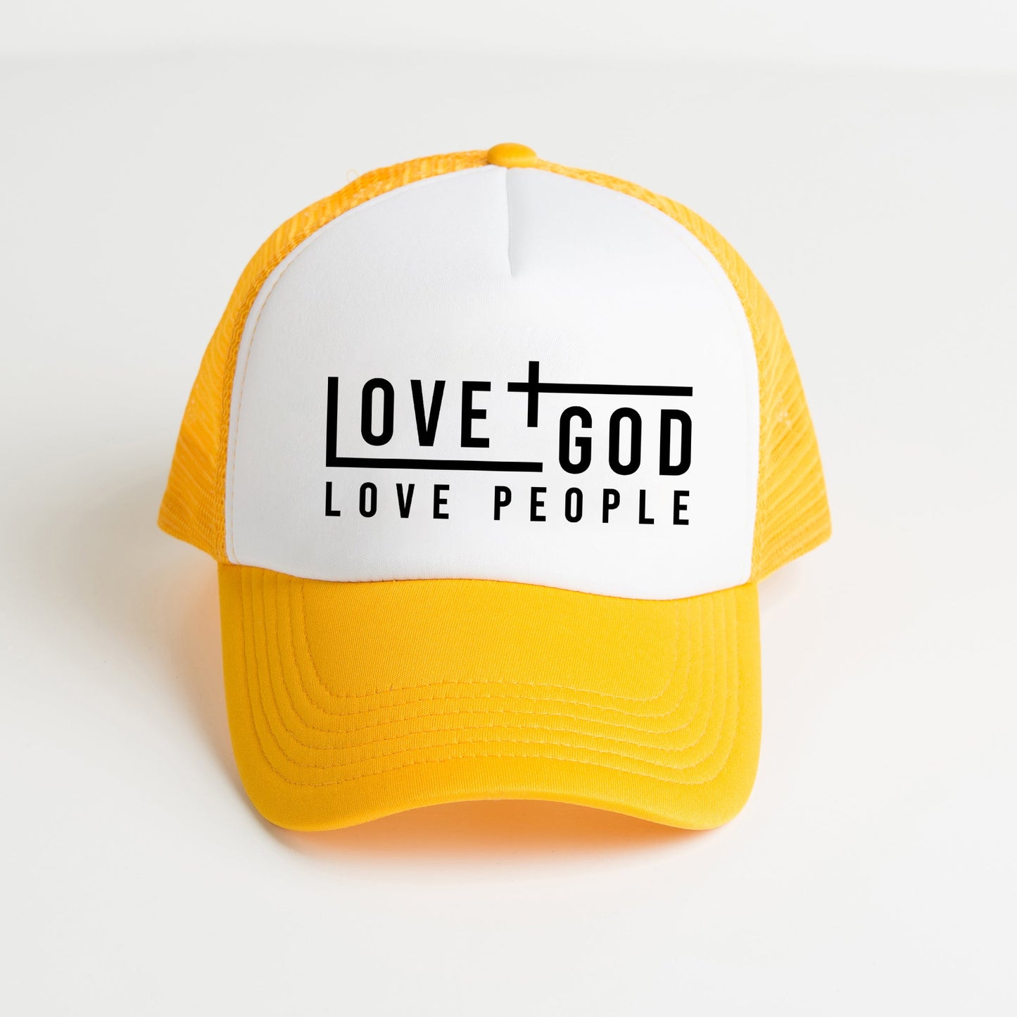 Love God Love People | Foam Trucker Hat