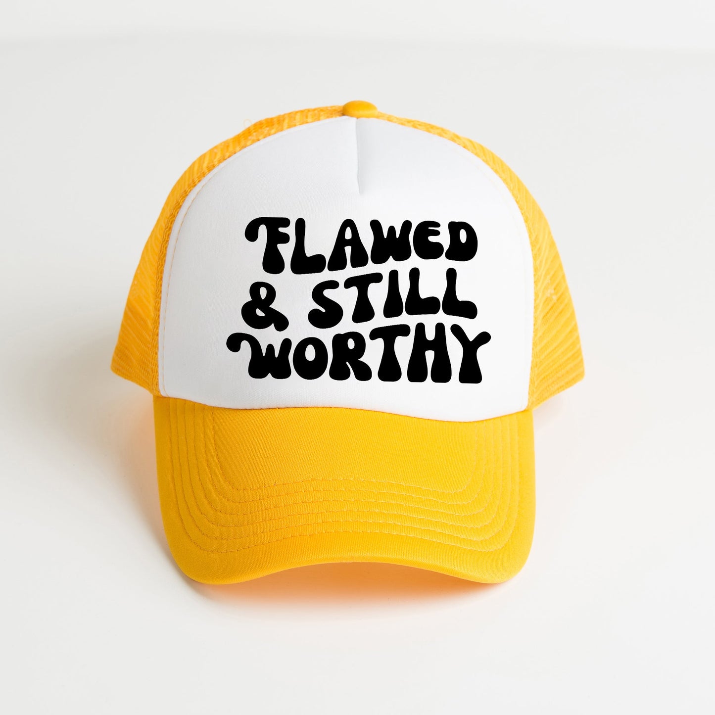 Retro Flawed And Still Worthy | Foam Trucker Hat