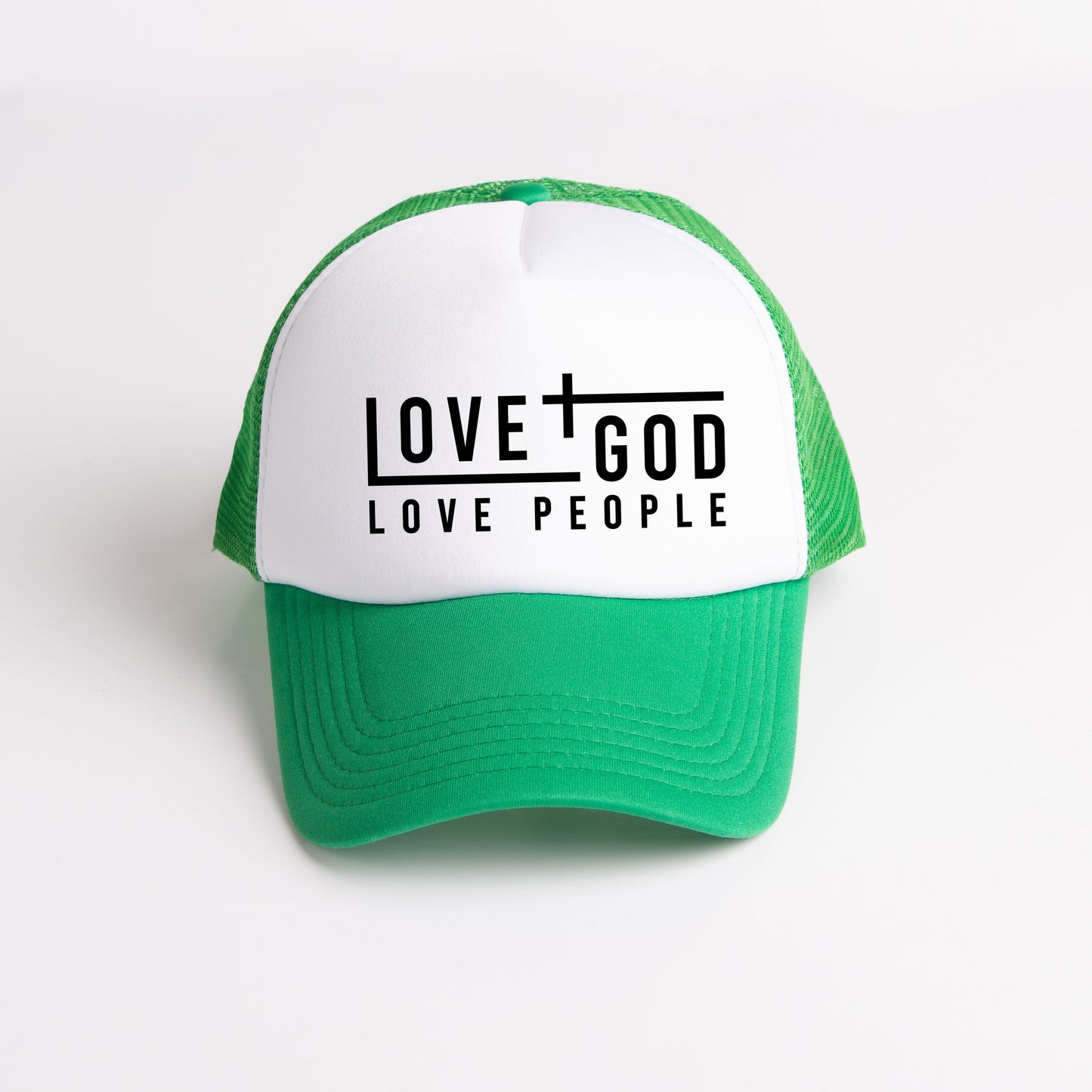 Love God Love People | Foam Trucker Hat