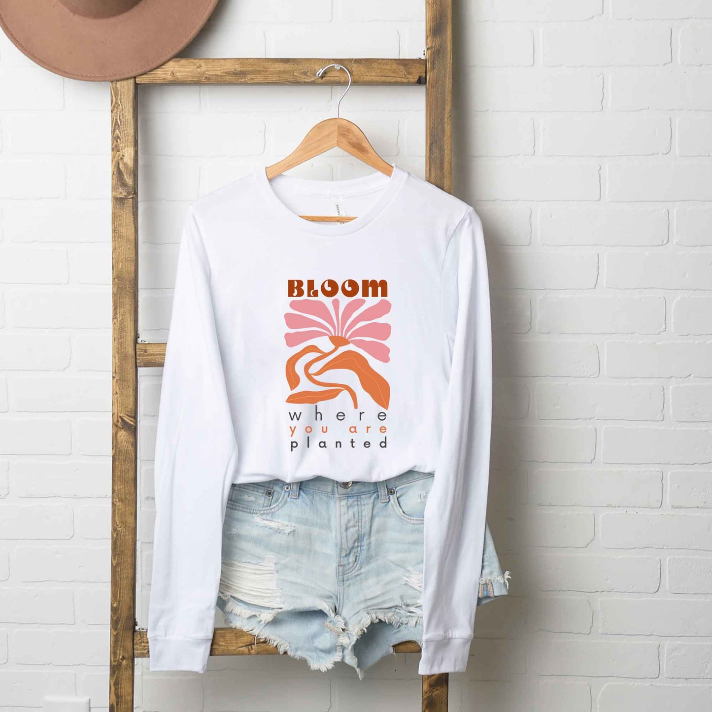 Bloom Boho | Long Sleeve Crew Neck