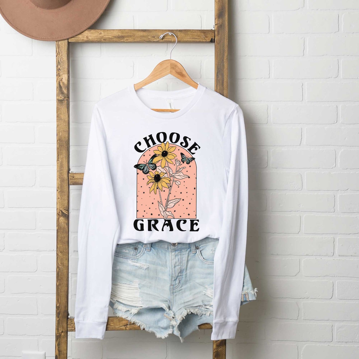 Choose Grace | Long Sleeve Crew Neck