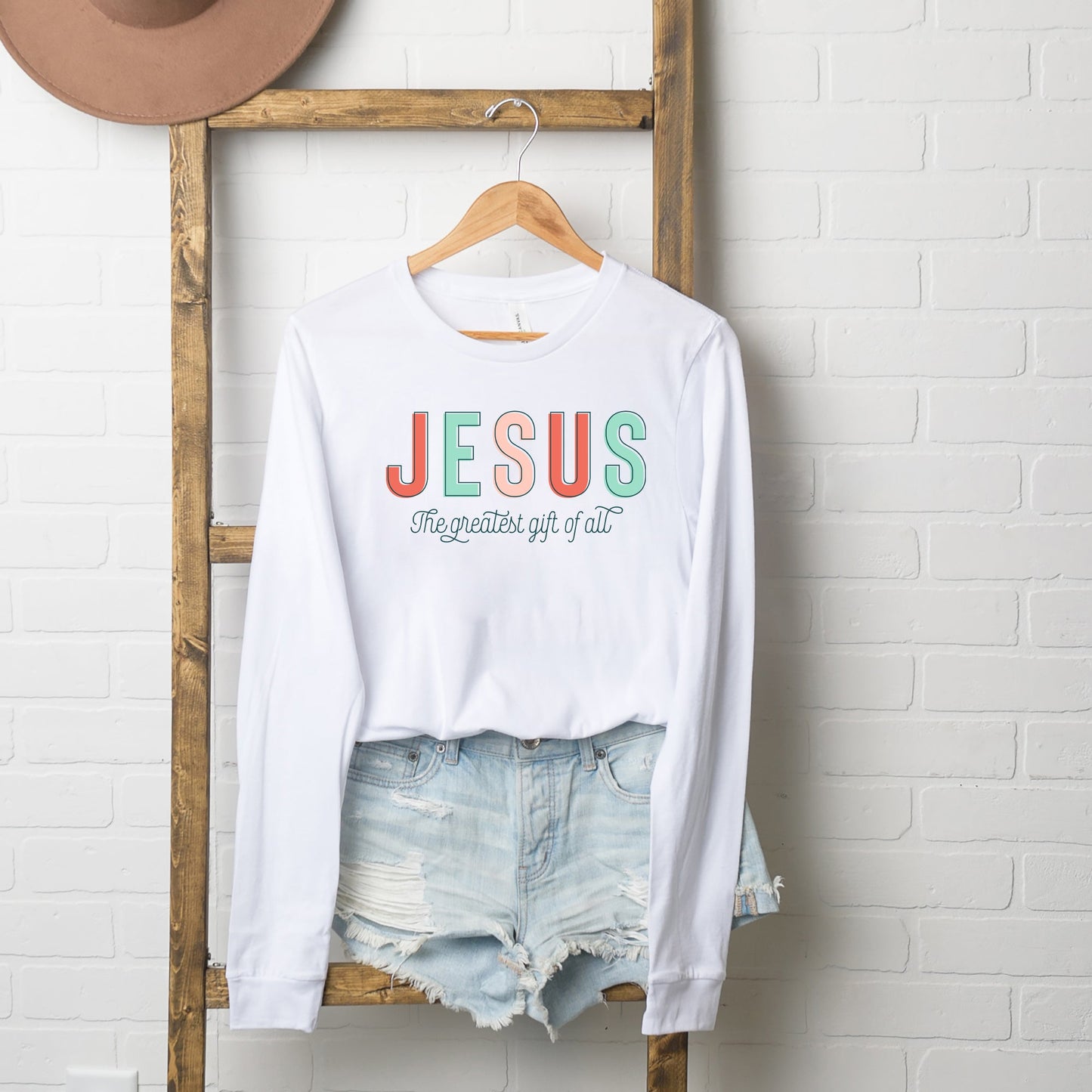 Jesus The Greatest Gift | Long Sleeve Crew Neck