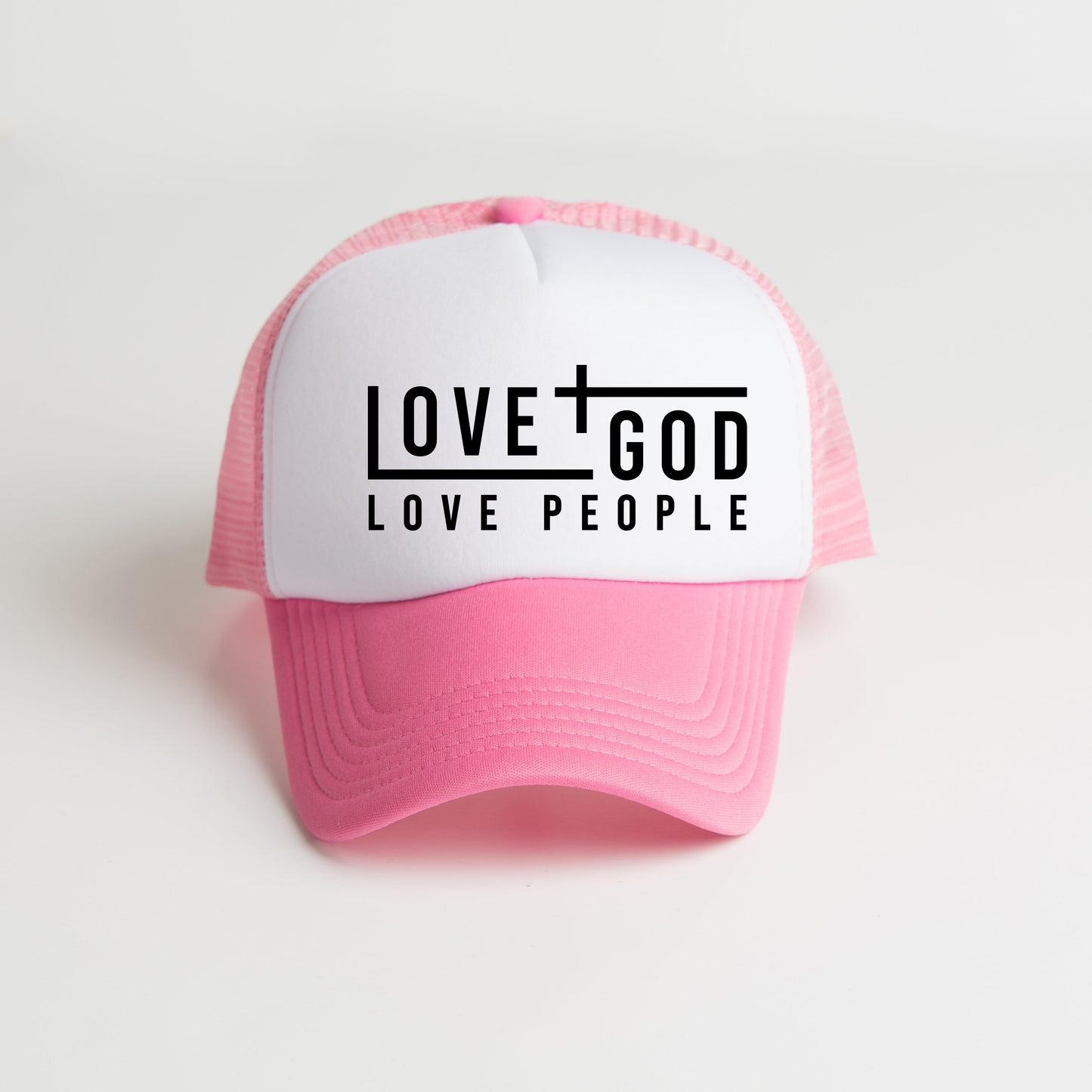 Love God Love People | Foam Trucker Hat