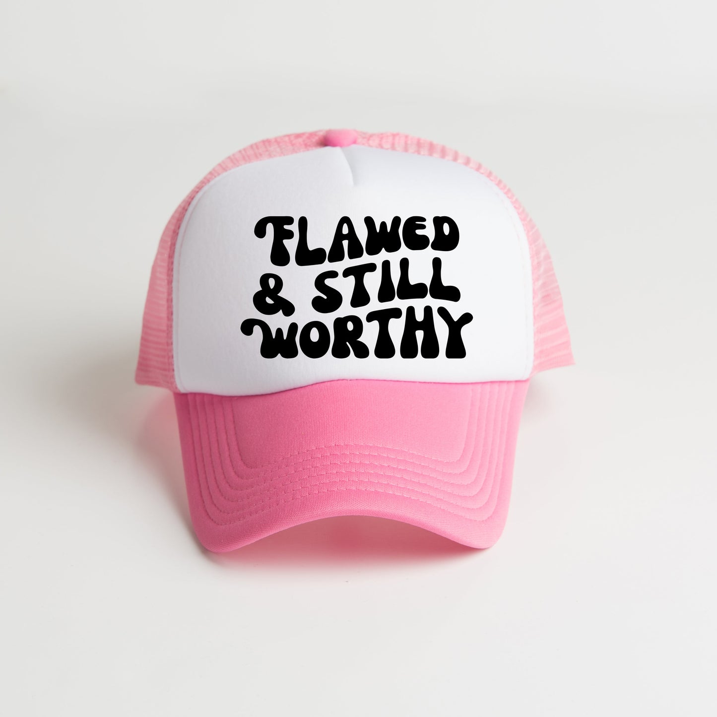 Retro Flawed And Still Worthy | Foam Trucker Hat