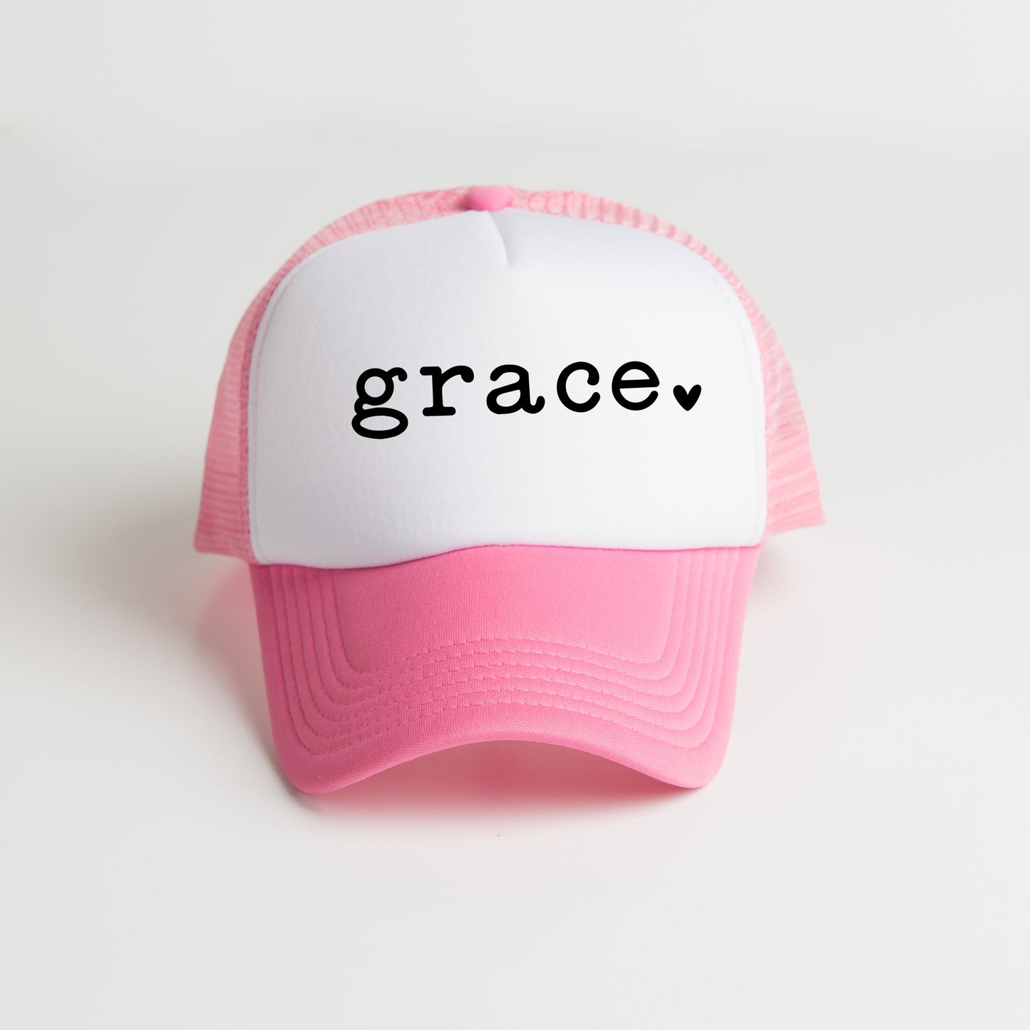 Grace Typewriter With Heart | Foam Trucker Hat