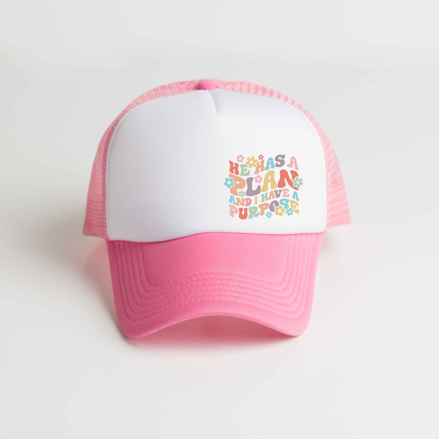 He Has A Plan Flowers | Foam Trucker Hat