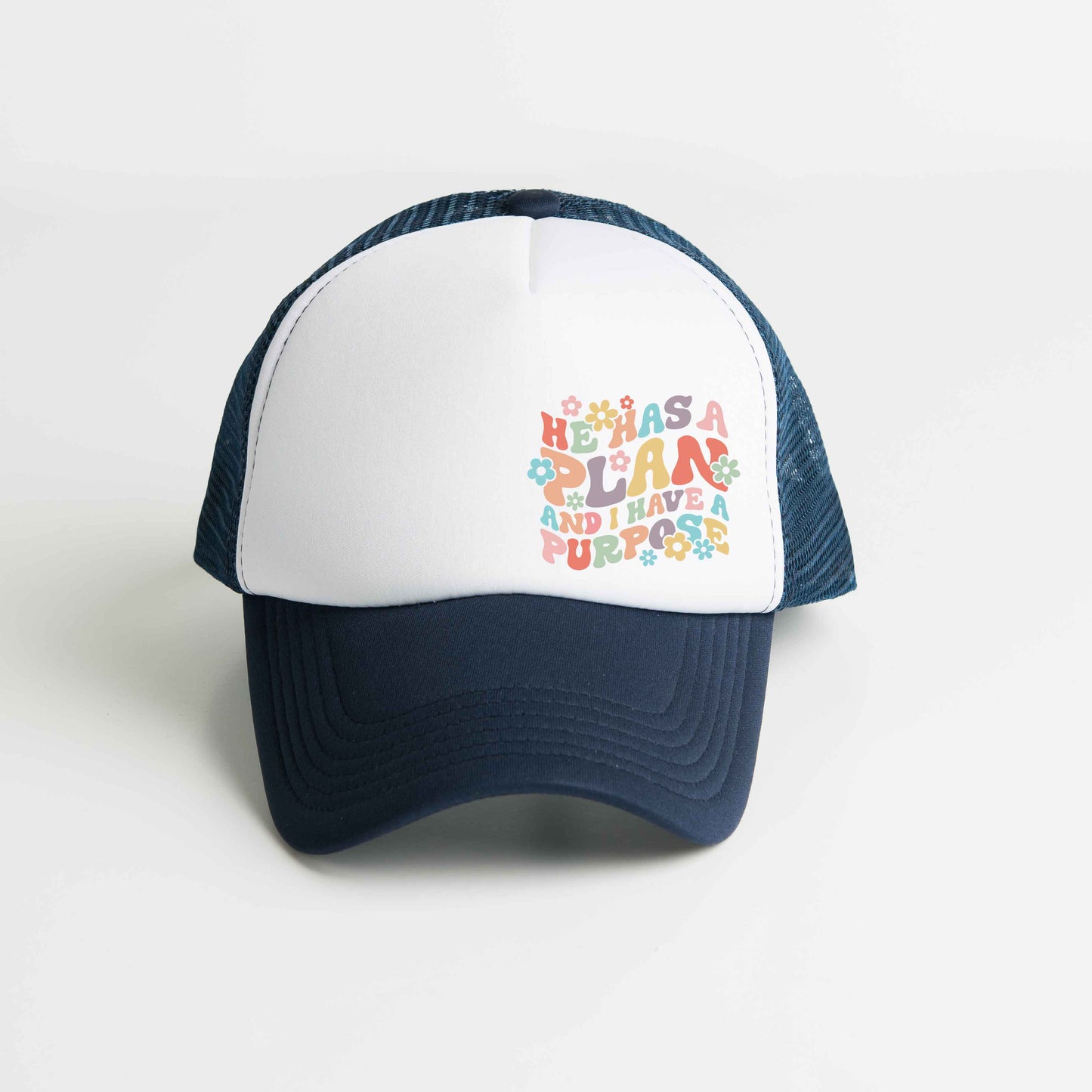 He Has A Plan Flowers | Foam Trucker Hat