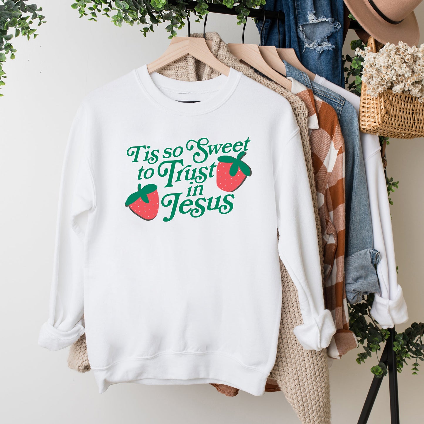 Tis So Sweet To Trust In Jesus | Sweatshirt