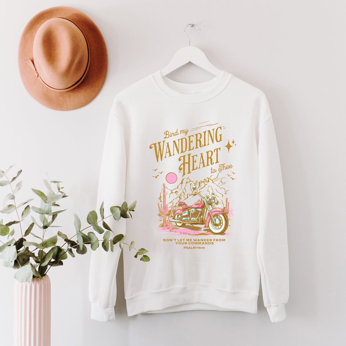 Bind My Wandering Heart Motorcycle | Sweatshirt