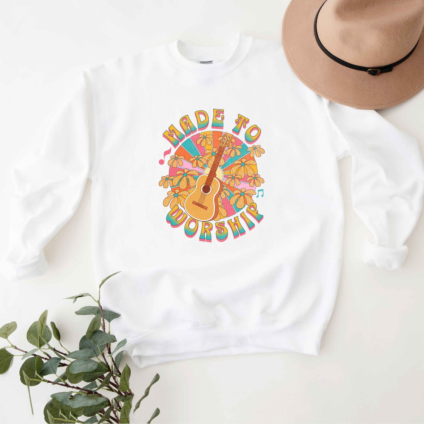 Made To Worship Guitar | Sweatshirt