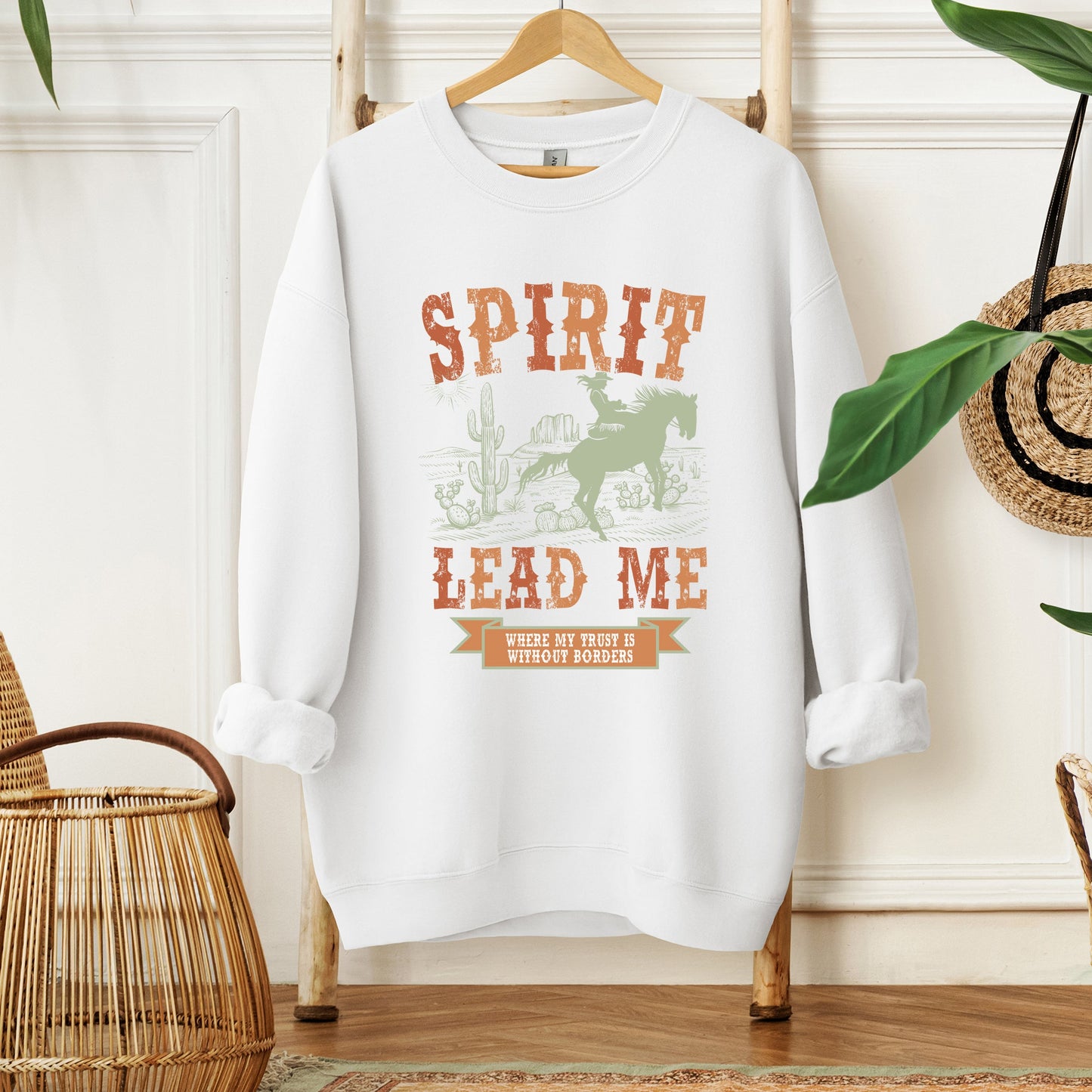 Spirit Lead Me Western | Sweatshirt