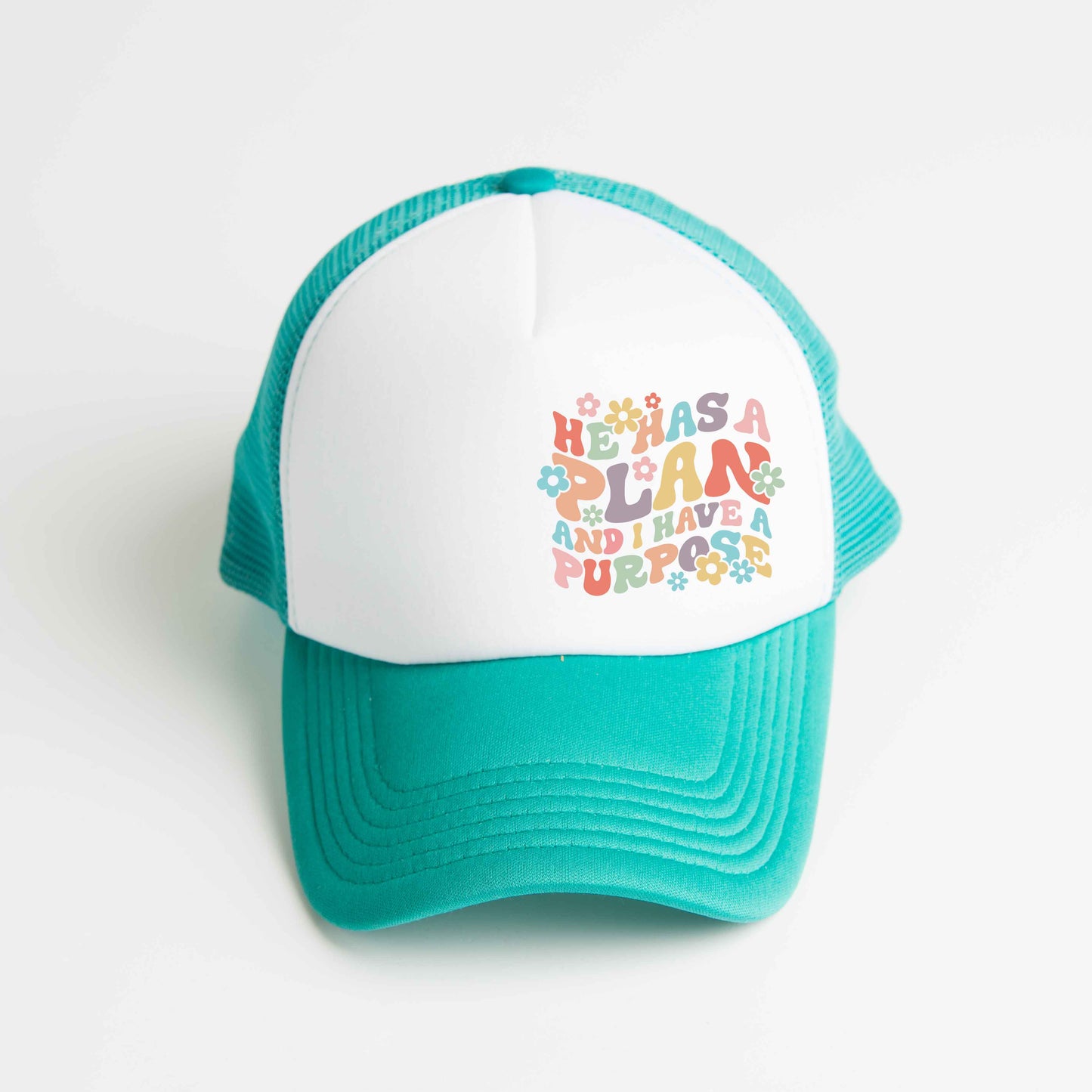 He Has A Plan Flowers | Foam Trucker Hat