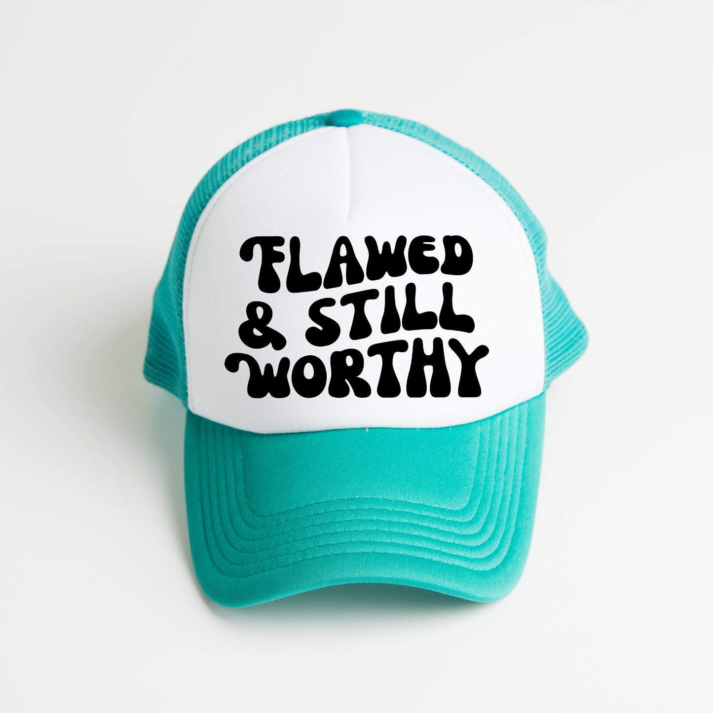 Retro Flawed And Still Worthy | Foam Trucker Hat