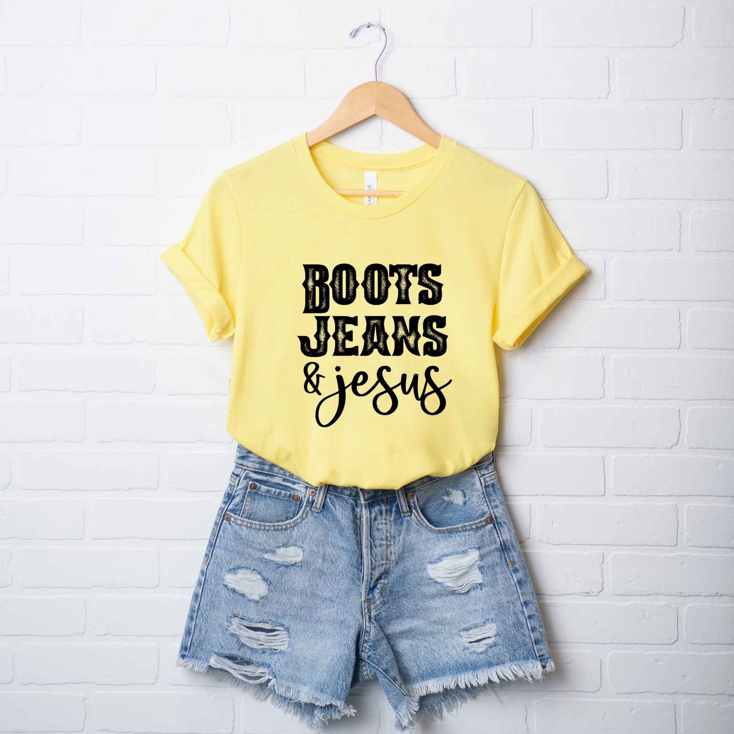 Boots Jeans and Jesus | Short Sleeve Crew Neck